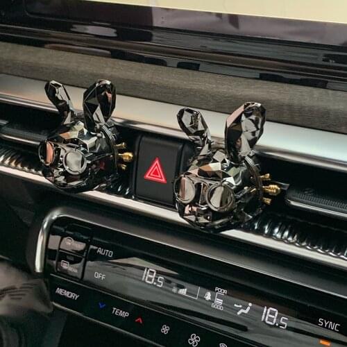 2PCS D&E:BUNNY Devony Rabbit Tuyere fragrance Car Air Freshener Tuyer Car Diffuser Perfume Scent Good Smell Special