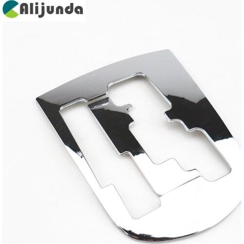ABS chrome trim Car Gear head sticker style Gear trim cover for Hyundai Solaris Verna