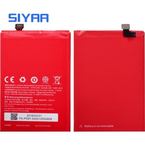 SIYAA Original BLP597 Battery For One Plus 2 Replacement Phone Batteries Lithium Polymer 3300mAh High Capacity Retail Package