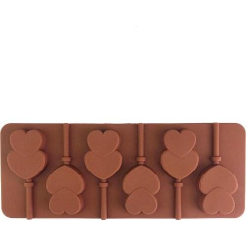 Free Shipping heart Frame Silicone Fondant baking Paste Mold DIY Cake Decorating Polymer Clay Resin Candy Super Sculpey