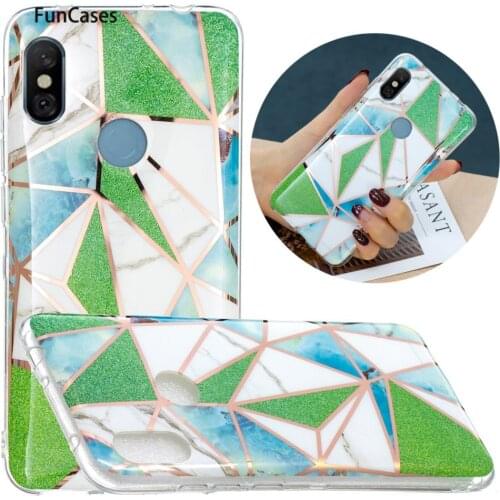 Black Flower Holsters Clips Cases For estuche Redmi Note 6 Soft IMD Cover sFor Cove Xiaomi Redmi carcaso Note 6 Pro Carcasa mi