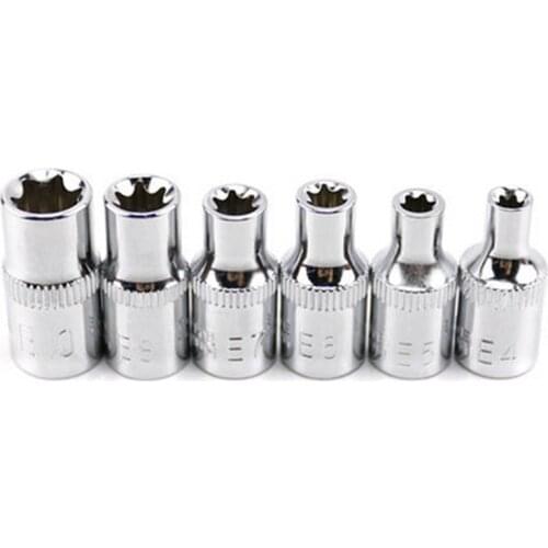 E4 E5 E6 E7 E8 E10 Drive Sockets Supplies 1/4 Inch Hand Tools Wrenches