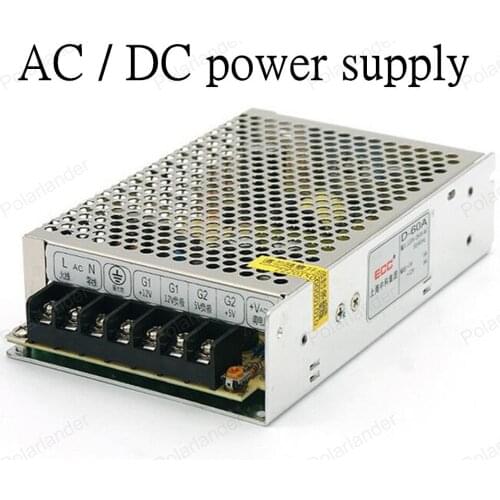Power supply AC/DC 12V 50W dual output power supply unit ac dc converter variable dc voltage regulator Lighting Transformers