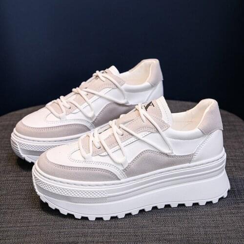 Sneakers Women 2021 Fashion Thick Bottom Basket Femme Casual Ladies Vulcanized Shoes Platform Sneakers Women Zapatillas De Mujer