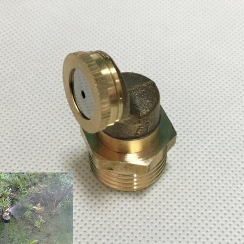 20pcs/lot brass water misting sprinkler nozzles with 1/2" 1/4" thread connector, irrigation misting nozzles
