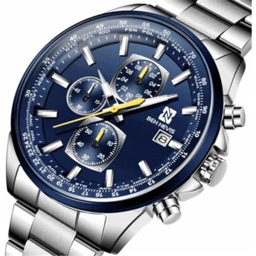 Ben Nevis Simplicity Mens Quartz Watch Sport Business Waterproof Men Watch Chronograph Male MIlitary Clock Relogio Masculino