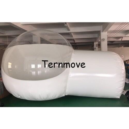 Inflatable Half Clear Bubble Camping Dome Lawn beach Tent 4m diameter room Inflatable Bubble House for Hotel