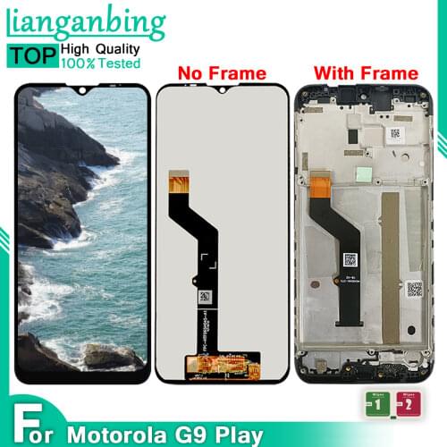 New 6.5" LCD For Motorola Moto E7 Plus XT2081/G9 Play XT2083 Touch Screen Digitizer Assembly Replacement Parts + Tools