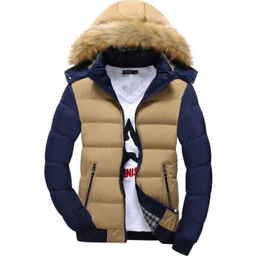 Autumn And Winter New Style Mens Cotton-padded Clothes MenSWear Jacket Plus-size down Feather Cotton-padded Clothes Mens