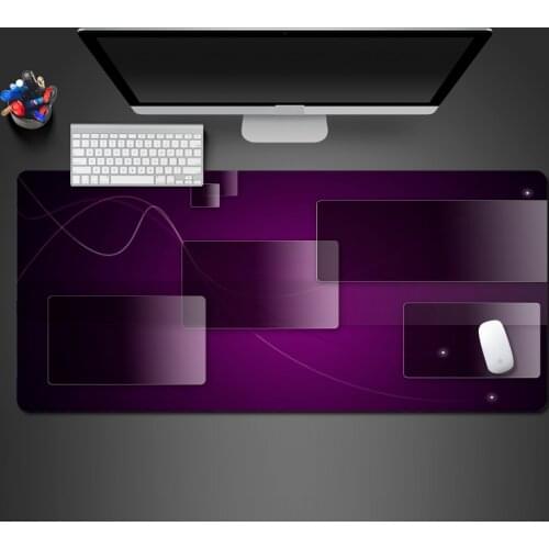 Personalized Purple Square Art Mousepad Best Selling Rubber Mouse Pad Locking Edge Large Mat Fast Team Laptop Gamer Mouse Pad