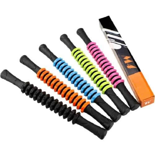 Spiky Ponit Massage Roller Stick Leg Back Relax Roller Muscle Therapy Relieve Physio Yoga Block Fitness Equipment