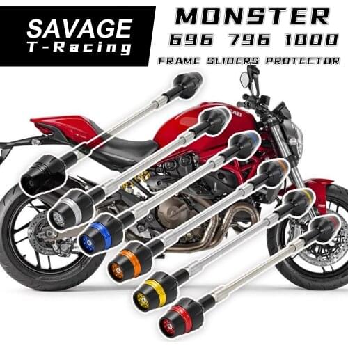 Frame Sliders Crash Protector For DUCATI MONSTER 659 695 696 796 1000 1100 S ADV DIAVEL CARBON 848 Motorcycle Accessories CNC