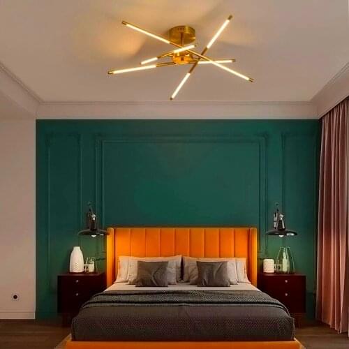 Modern Chandelier For The Kitchen Dining Room Ceiling Light Fixture Loft Led Lamp Home Decor Nordic Aluminum Luster 110v 220v