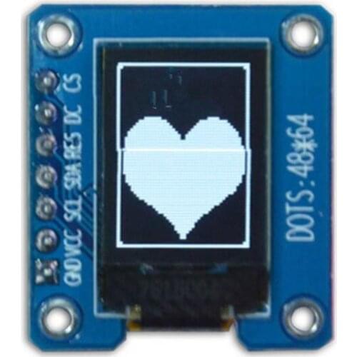 SPI 7pin 0.71 inch OLED display module 64*48 LCD SPI interface SSD1306