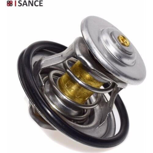 ISANCE Coolant Thermostat 044121113 1031881 For VW Beetle Cabrio Cabriolet Corrado Dasher Fox Golf Jetta Passat Rabbit Quantum
