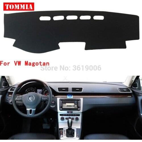 TOMMIA Interior Dashboard Cover Light Avoid Pad Photophobism Mat Sticker For Volkswagen VW Magotan