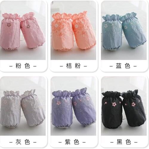 Hand sleeves female lace sleeves waterproof short sleeves autumn and winter cute sleeves sleeves