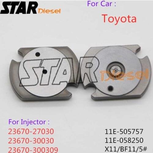 STAR diesel 11E-058250 Injector Control Valve Orifice Plate 11E-505757 ForToyota 23670-27030 23670-30030 23670-300309