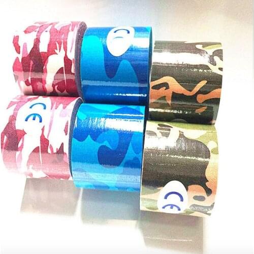 1PC Camouflage Kinesiology Tape Athletic Knee Cotton Elastic Adhesive Strap Muscle Care Sports Bandage Protect Multip Body Parts