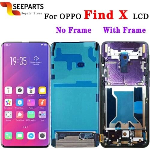 100% Test New Original LCD OPPO Find X LCD Screen Display with Touch Panel Digitizer Assembly Repalcement Parts Oppo Find X LCD