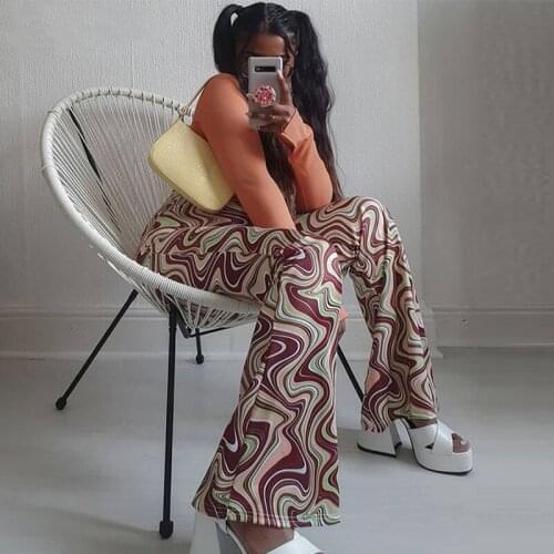 Женские брюки клеш 7SUOKITO China At AliExpress