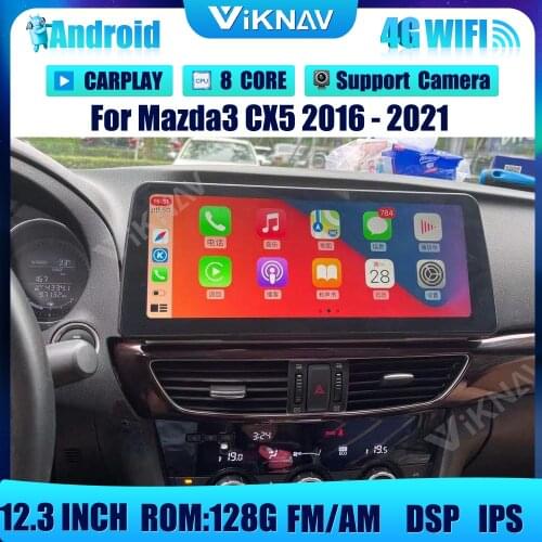 12.3 INCH Android Car Radio With screen For Mazda CX5 2016-2021 car head unit stereo DVD multimedia GPS Navigation 2din