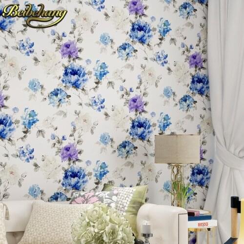 Beibehang papel de parede 3d American pastoral PVC wallpaper For living room Bedroom wall papers roll home decor Home Decoration