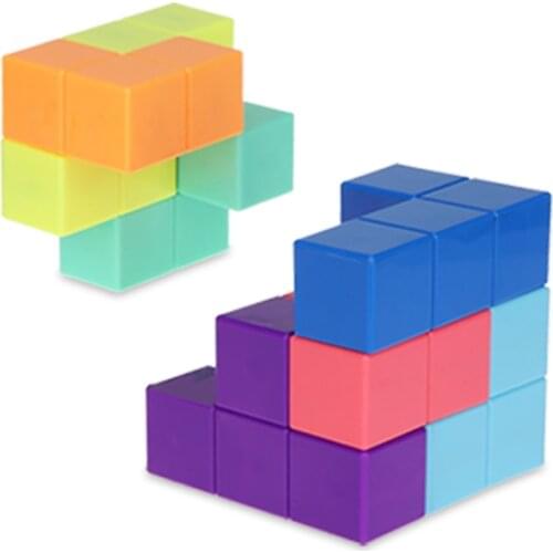 Hot Selling DIY Yongjun yj magic magnetic Blocks puzzle 3x3x3 Yongjun Brain Test cube toy educational