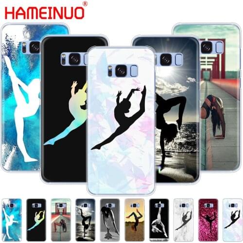 HAMEINUO gymnastics silhouette cell phone case cover for Samsung Galaxy S9 S7 edge PLUS S8 S6 S5 S4 S3 MINI