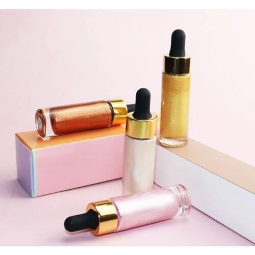 Highlighter Multi-color brightening liquid three-dimensional repairing foundation highlighting liquid face eye makeup no logo