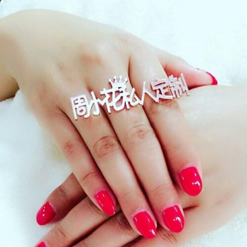 Customized rip-embroidery nail half permanent logo brand custom metal camera small video sign card custom one