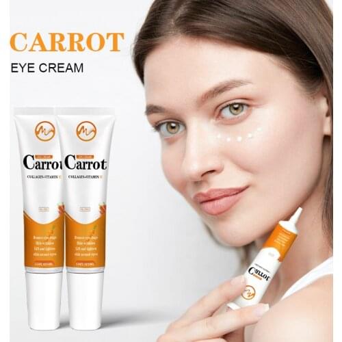 Minch Carrot Remove Eye Bags Cream Blemish Anti Puffiness Dark Circles Delays Aging Fades Wrinkles Firming Brighten Skin Unisex