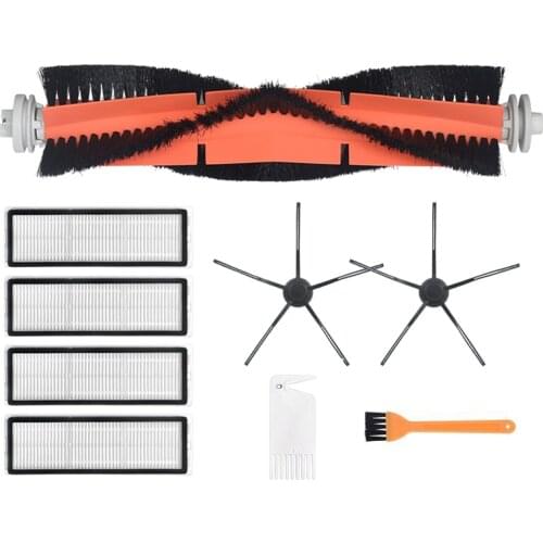 Washable Vacuum Cleaner Accessories for Xiaomi Dreame F9 or 1C Robot Vacuum Mop Roller Side Brush Hepa Filter Set
