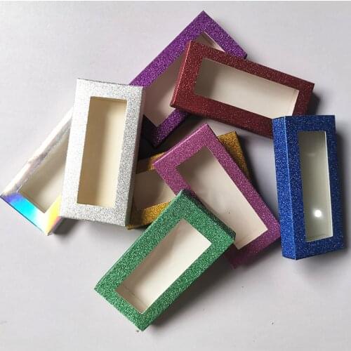 Newest Paper Packing Box for 25mm Long EyeLash Wholesale Bulk Eye Lash Packaging 25mm Lashes Case Cosmetic Tools