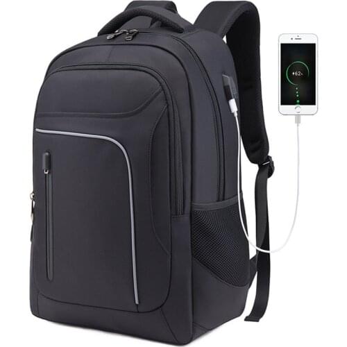 Casual Mens Business Backpack Junior School Bags For Teenage Bookbag Waterproof Oxford Travel Laptop Bag Mochila Back Pack