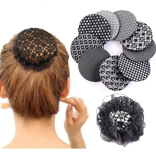 Invisible Hair Net Headwear Children Girls Ballet Elastic Disk Hair Snood Net Hair Accessories Dance Headdress