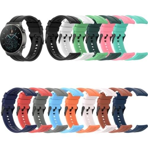 Silicone Wristband Suitable For Huawei Watch GT2 Pro Sports Waterproof Smart Watch Anti-fouling Non-slip Replacement Strap Band
