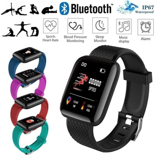 2020 Bluetooth Smart Watch Men Women Kids Blood Pressure Sport Waterproof Smartwatch For Android IOS With Silicone Strap Watches
