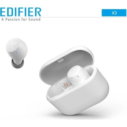 EDIFIER X3 Wireless Bluetooth Earphone TWS Bluetooth V5.0 Support aptX Voice Assistant Touch Control IPX5 24hours Playback