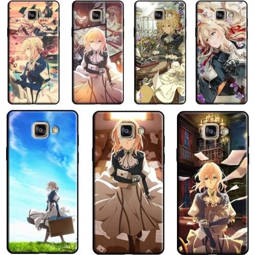 Violet Evergarden Anime Phone Case For Samsung Galaxy J7 J5 J3 2017 A3 A5 J1 2016 J6 J4 Plus A6 A8 A7 A9 J8 2018