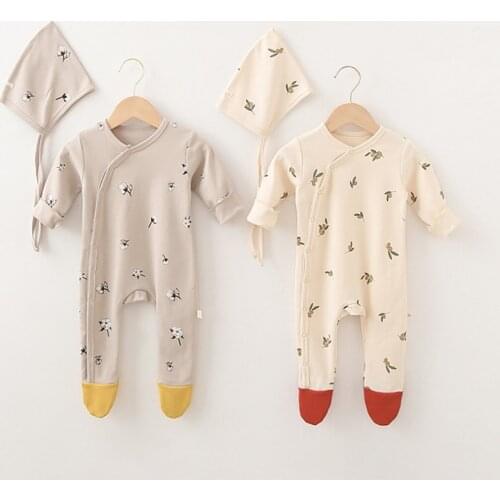 0-12M Rompers Autumn Spring Infant Newborn Baby Girl Boy Romper Long Sleeve Zipper Jumpsuit Soft Baby Clothing