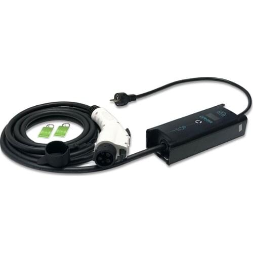 Best Zencar schuko plug J1772 type 1 EVSE level 2 portable ev charger for 6A 10A 16A