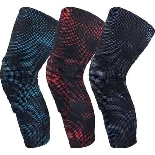 1PCS Fitness Running Cycling Honeycomb Knee Support Braces Elastic Sport Compression Knee Pad Sleeve for Basketball Volleyball