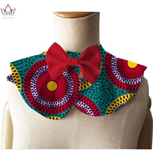 2021 African New False Collar And Bowknot Colorful Detachable Collars And Bows Women Clothes Accessories 16 Colors BRW WYS11