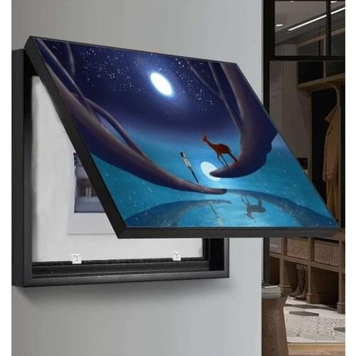 3 Sizes Electric Meter Box Art Oil Painting Pictures Decorative Painting Power Box Cover Switch Box Hide Paintings Decoration