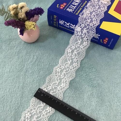 C2123 small lace with symmetrical edge on both sides, used for DIY hand-made garment accessories, elastic lace packing tape
