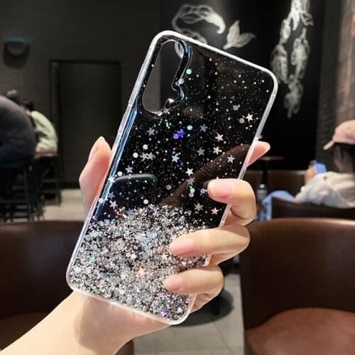 For Huawei Nova 5T Honor 20 Pro 9X 9S 20S 9C 9A 9 8X 8S 8A 10i 10 Lite Case Bling Glitter Soft Silicone Back Phone Cover Cases