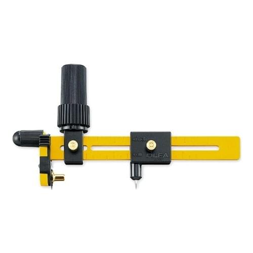 Hotl! Original JAPAN CMP-3 OLFA Rotary Circle Cutter for cutting fabric ( 4cm to 22cm) GIFIT OLFA 18mm Rotary Blades(RB18-2)