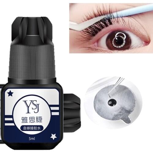 5ml Eyelash Extension Glue Semi Permanent Strong Eyelash Adhesive Quick Dry Strong Eyelash Extensions Grafting Eyelash Glue