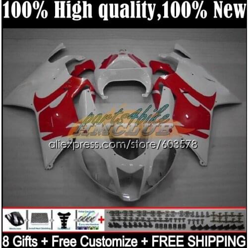 Bodys Kit For Aprilia Mille RSV 1000 R RR RSV1000RR 53CL.35 RSV1000R 1000R 2004 2005 2006 RSV1000 04 05 06 Fairing pearl white